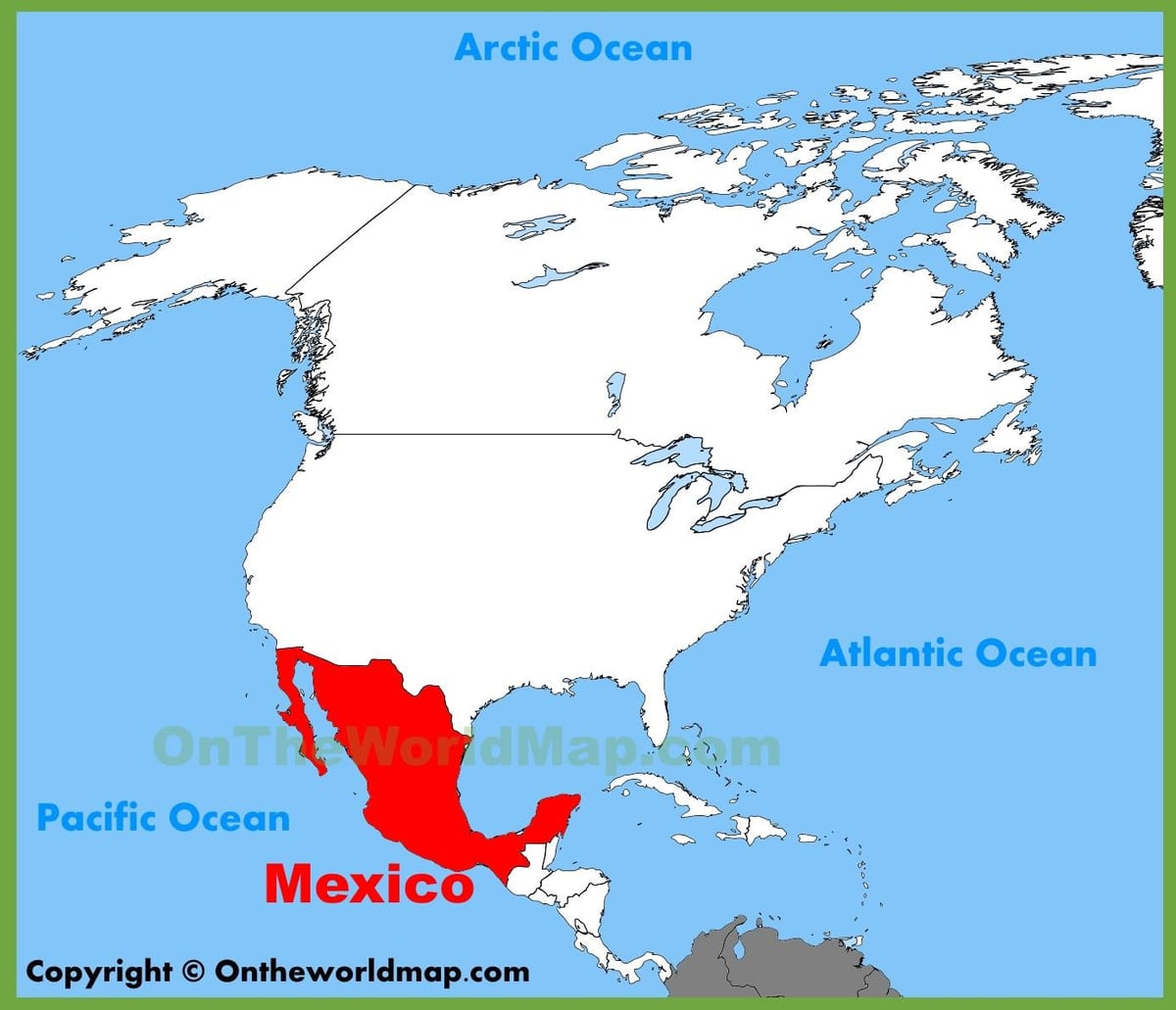 Mexico Lageplan