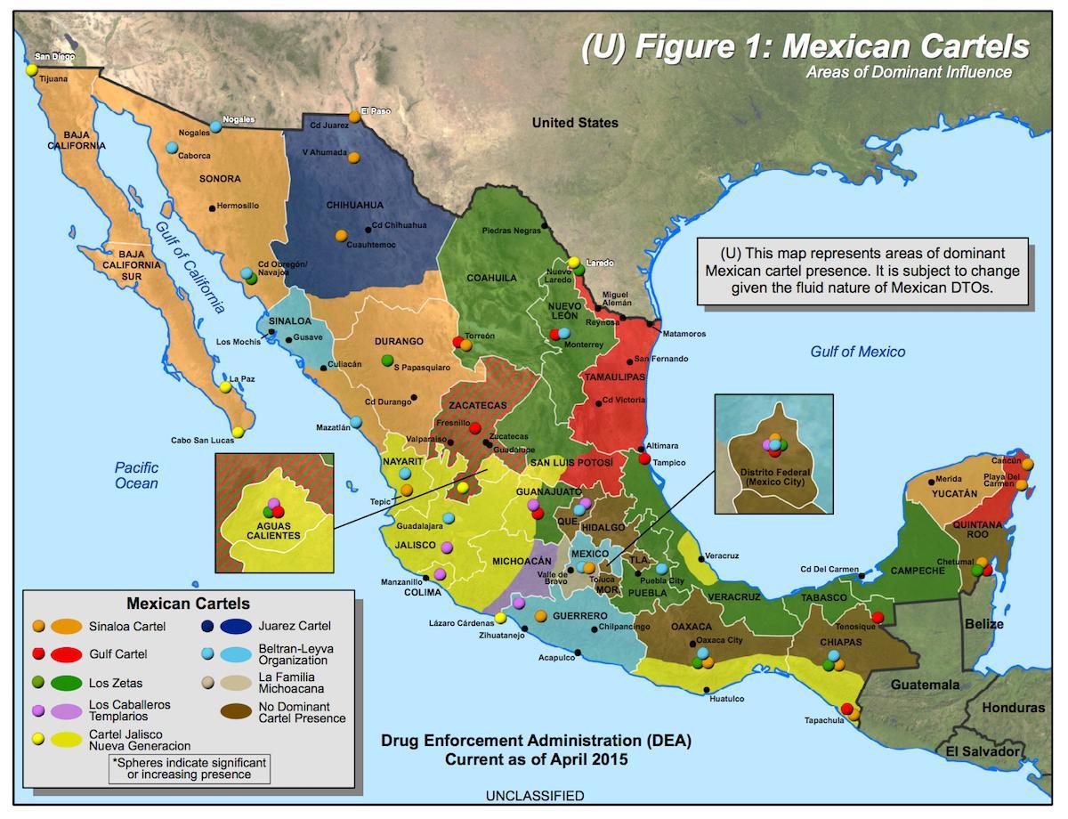 Mexikanische Kartell anzeigen