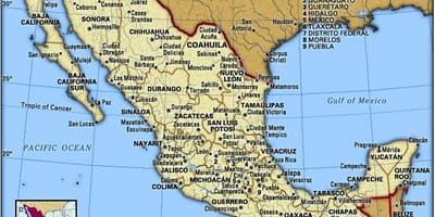 Ost-Mexiko-map