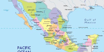 Bilder von Mexiko-map