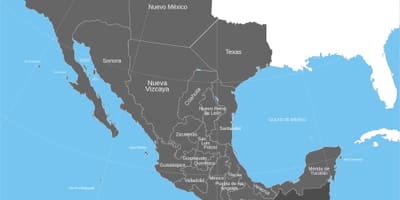Alten mexikanischen Territoriums anzeigen