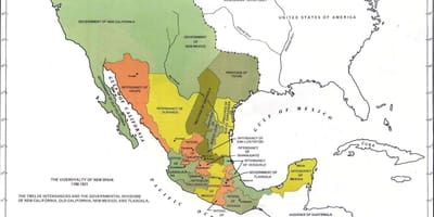 Mexiko Karte Geschichte