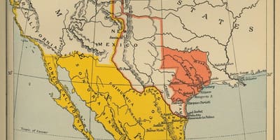 Karte von Mexiko-1700
