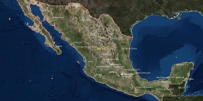 Sat-Karte Mexiko