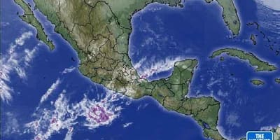 Sat-Wetter-Karte von Mexiko