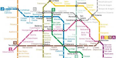 U-Bahn-Karte Mexiko