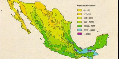 Wetter-Karte für Mexiko