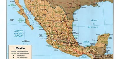 Mexiko-original-Karte